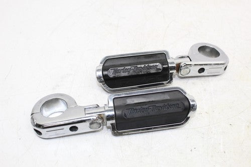 2004 Harley-davidson Road Glide Efi Fltri Front Foot Pegs Steps Set Pair Chrome