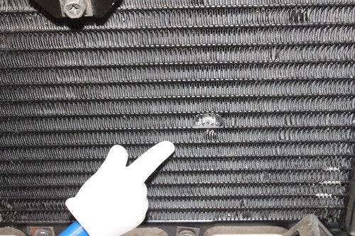 1997 Kawasaki Ninja ZX6R ZX600E Engine Radiator Motor Cooler Cooling Radiater