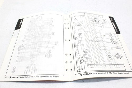 Suzuki Service Manual Book Motorcycle & ATV Diagram MANUAL K4 2004