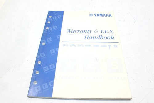 Yamaha Service Manual BOOK Warrantry& Y.E.S. Handbook 2003