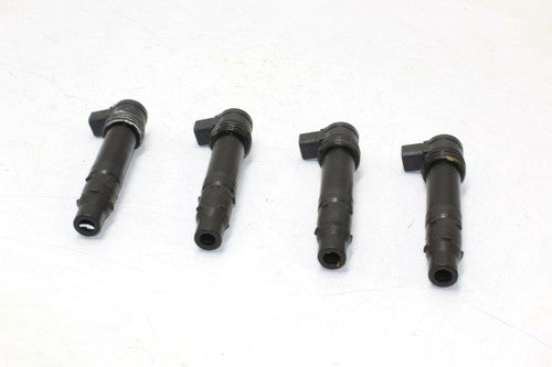 03-04 Kawasaki Ninja Zx6r 636 Ignition Coil Spark Plug Caps OEM
