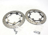 03-05 Yamaha Yzf R6 Front Left Right Brake Rotors Discs OEM