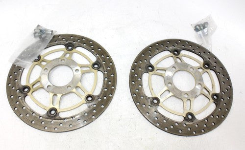 2001 Suzuki Sv650 Front Left Right Brake Rotors Discs