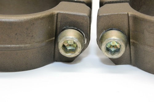 2005-06 Kawasaki Ninja Zx6r Zx636c Left Right Clip On Ons Handlebars Pair Set