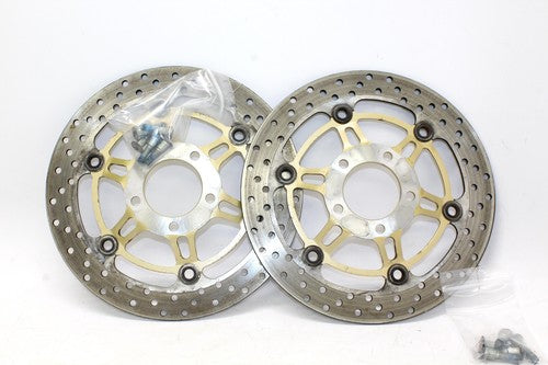2001 Suzuki Sv650 Front Left Right Brake Rotors Discs