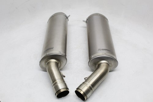 Ducati 1098 1098R 1198 848 EXHAUST PIPE MUFFLER Akrapovic Titanium Twin Silencer
