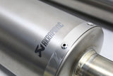 Ducati 1098 1098R 1198 848 EXHAUST PIPE MUFFLER Akrapovic Titanium Twin Silencer