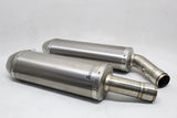 Ducati 1098 1098R 1198 848 EXHAUST PIPE MUFFLER Akrapovic Titanium Twin Silencer