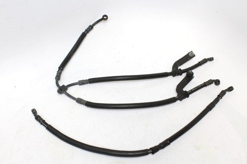 2012 YAMAHA YZF R6 FRONT REAR BACK ABS HOSE SET LINES HOSES OEM