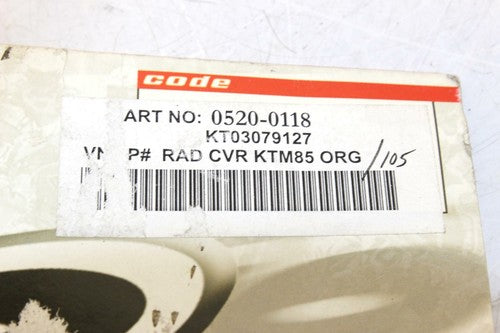 2004 Ktm 85 Sx 17/14 Radiator Guard 0520-0118 UFO