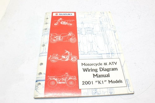 Suzuki Service Manual Book Motorcycle & ATV Diagram Manual K1 2001