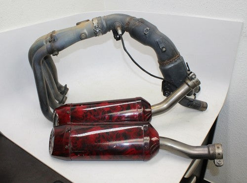 2007 Yamaha Yzf R1 Full Exhaust System Headers Pipe Muffler