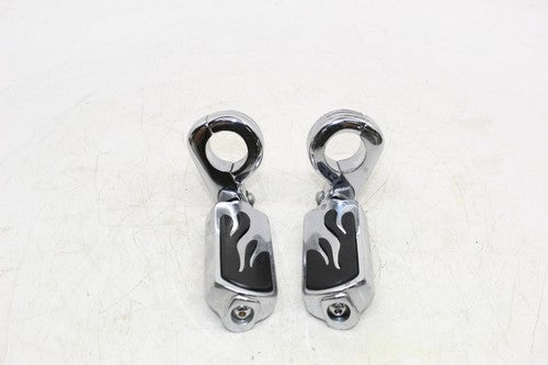 2004 Harley-davidson Road Glide Efi Fltri Front Foot Pegs Steps Set Pair Chrome