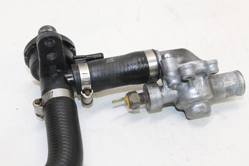 08-12 Kawasaki Ninja 250r Ex250j Thermostat Housing W/ Radiator Cap OEM