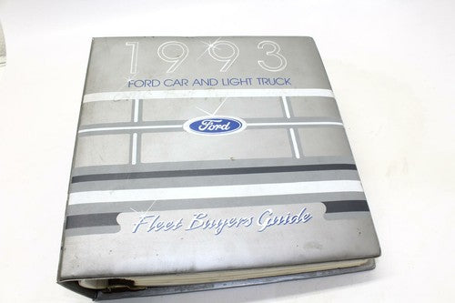 1993 Ford Car & Light Truck Fleet Buyers Guide