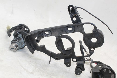 1994-03 Honda Magna 750 Vf750c Ignition Lock Switches Bracket W Key