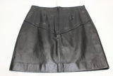 River Road Vegas Real Leather Skirt SIZE 7/8 Black *NEW*