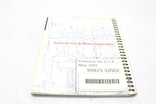 Suzuki Service Manual Book Motorcycle & ATV Ready Reference MANUAL K2 2002