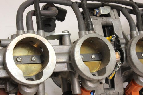 13-15 KAWASAKI NINJA ZX6R ZX636F ABS MAIN FUEL INJECTORS / THROTTLE BODIES OEM