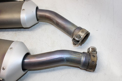 2008 Yamaha YZF R1 EXHAUST PIPE MUFFLER SLIP ON CAN SILENCER PAIR