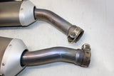 2008 Yamaha YZF R1 EXHAUST PIPE MUFFLER SLIP ON CAN SILENCER PAIR