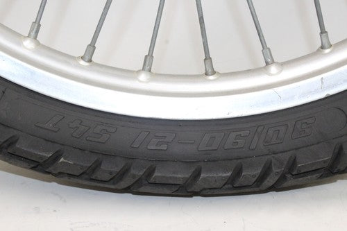 1996 Husaberg Fe350 Te350 Front Wheel Rim TIre W/ Rotor OEM