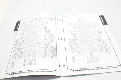 Suzuki Service Manual Book Motorcycle & ATV Diagram Manual K6 2006