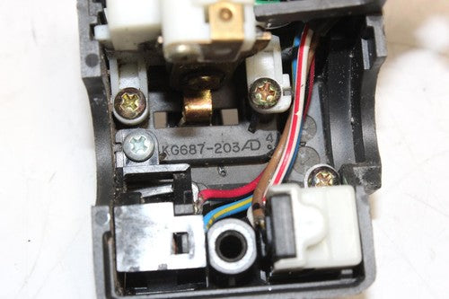 2001 KAWASAKI NINJA ZX6 ZX600E LEFT CLIP ON HANDLE HORN SIGNALS SWITCH SWITCHES