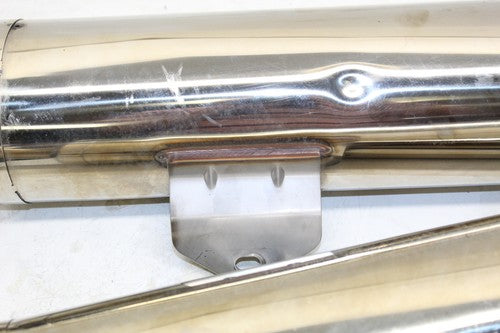 2010 Kawasaki Ninja Zx14 Zx1400c Exhaust Pipe Muffler Slip On Can Silencer