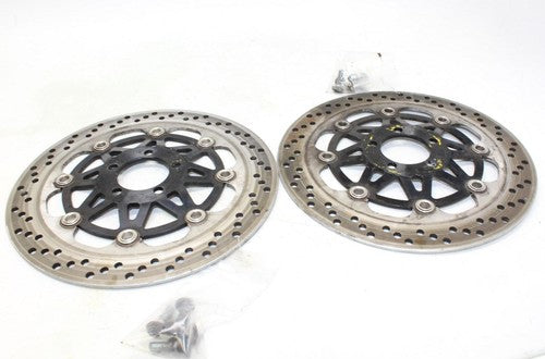 1996 Kawasaki Ninja Zx7r Zx750p Front Left Right Brake Rotors Discs Oem