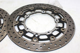 2007 Yamaha Yzf R6 Front Left Right Brake Rotors Discs