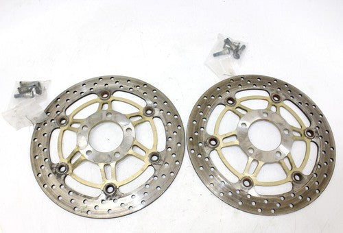2002 Suzuki Sv650 Front Left Right Brake Rotors Discs