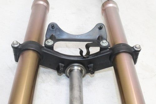 17-23 Kawasaki Z125 Pro Complete Front End Forks Suspension Triple Tree OEM