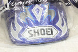 SHOEI Velocity Helmet VISOR Blue *NEW*