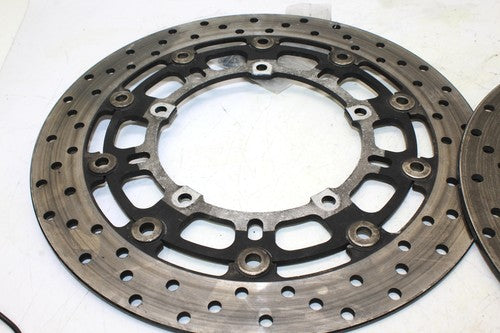 2007 Yamaha Yzf R6 Front Left Right Brake Rotors Discs