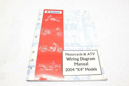 Suzuki Service Manual Book Motorcycle & ATV Diagram MANUAL K4 2004