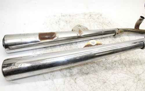 1978 Suzuki Gs400x Full Exhaust System Headers Pipe Muffler