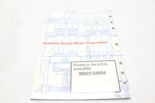 Suzuki Service Manual Book Motorcycle & ATV Diagram MANUAL K4 2004