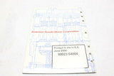 Suzuki Service Manual Book Motorcycle & ATV Diagram MANUAL K4 2004