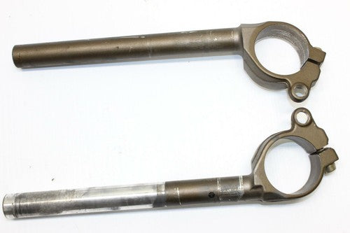 2005-06 Kawasaki Ninja Zx6r Zx636c Left Right Clip On Ons Handlebars Pair Set