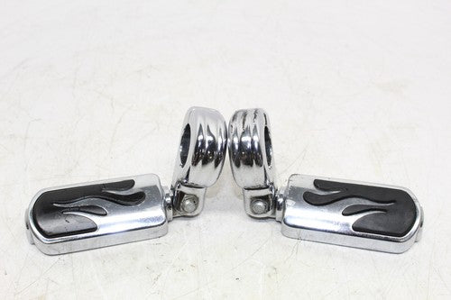 2004 Harley-davidson Road Glide Efi Fltri Front Foot Pegs Steps Set Pair Chrome
