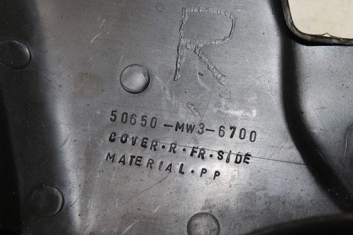1995 Honda Nighthawk 750 Cb750 Right Side Front Neck Cover 50650-MW3-6700