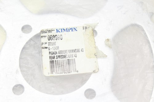 003990 K-1243R Pignon Arriere Kawasaki 43