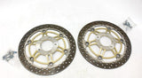 2002 Suzuki Sv650 Front Left Right Brake Rotors Discs