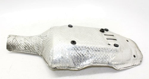 06-08 Triumph Daytona 675 Triple Rear Back Muffler Exhaust Pipe Cover Heat Shiel