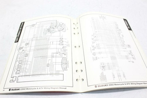Suzuki Service Manual Book Motorcycle & ATV Diagram MANUAL K2 2002