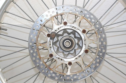 1996 Husaberg Fe350 Te350 Front Wheel Rim TIre W/ Rotor OEM