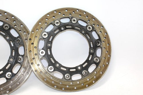 2002 Yamaha Yzf600r Front Left Right Brake Rotors Discs OEM