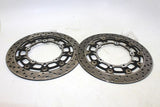 2007 Yamaha Yzf R6 Front Left Right Brake Rotors Discs