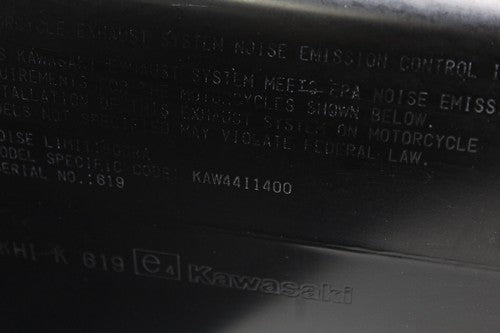 2012 - 2017 Kawasaki Ninja ZX14R ZX1400 LEFT EXHAUST PIPE MUFFLER SLIP ON OEM